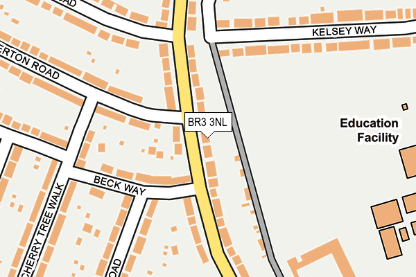 BR3 3NL map - OS OpenMap – Local (Ordnance Survey)