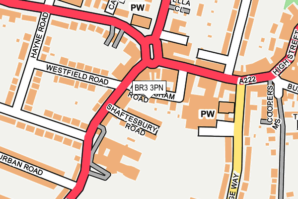 BR3 3PN map - OS OpenMap – Local (Ordnance Survey)