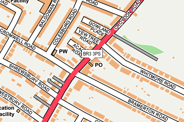 Map of SPY CELLAR LTD at local scale