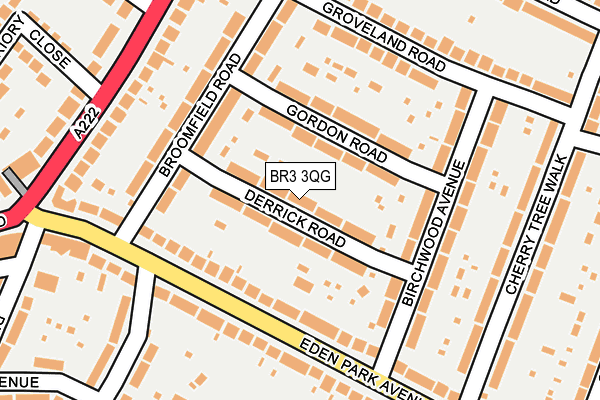 BR3 3QG map - OS OpenMap – Local (Ordnance Survey)