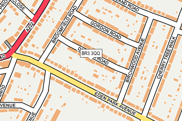 BR3 3QQ map - OS OpenMap – Local (Ordnance Survey)