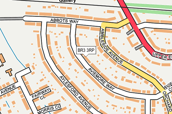 BR3 3RP map - OS OpenMap – Local (Ordnance Survey)