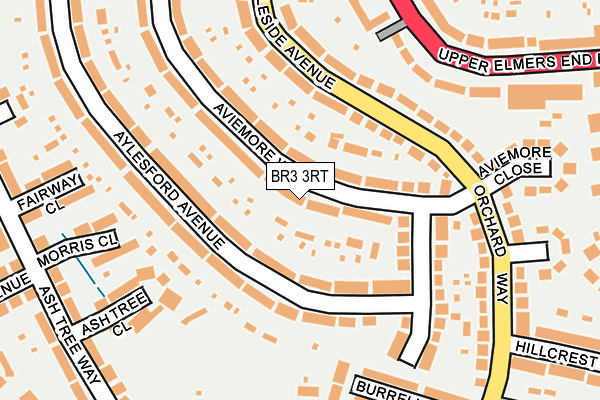 BR3 3RT map - OS OpenMap – Local (Ordnance Survey)