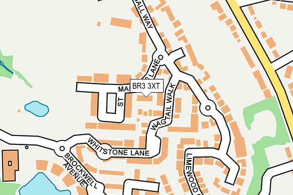 BR3 3XT map - OS OpenMap – Local (Ordnance Survey)