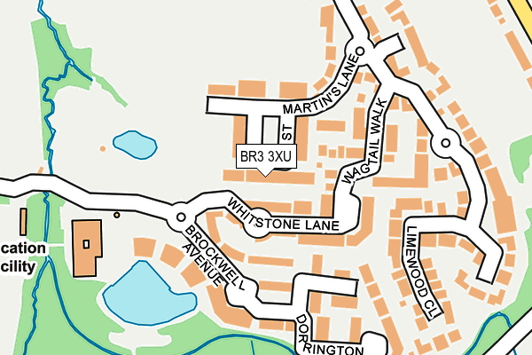 BR3 3XU map - OS OpenMap – Local (Ordnance Survey)