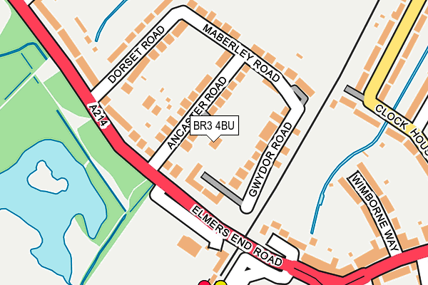 BR3 4BU map - OS OpenMap – Local (Ordnance Survey)