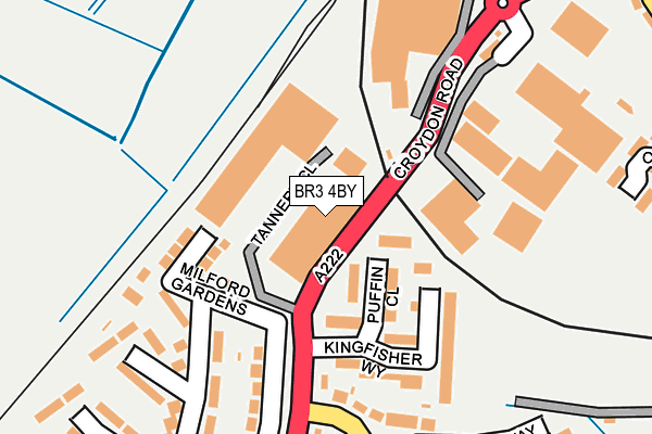BR3 4BY map - OS OpenMap – Local (Ordnance Survey)