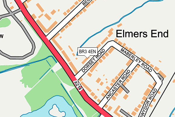 BR3 4EN map - OS OpenMap – Local (Ordnance Survey)