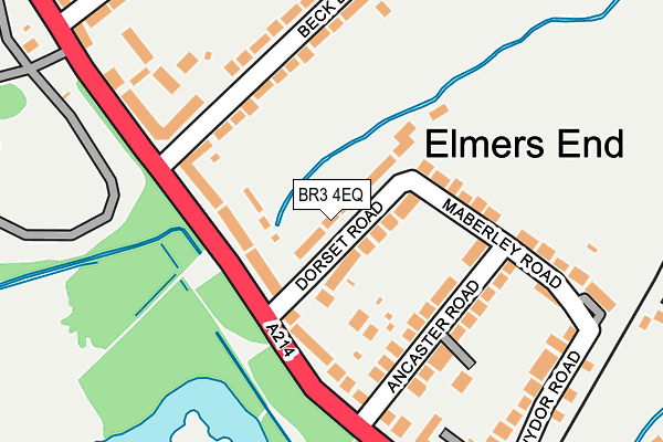 BR3 4EQ map - OS OpenMap – Local (Ordnance Survey)