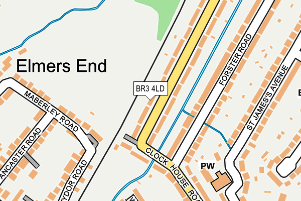 BR3 4LD map - OS OpenMap – Local (Ordnance Survey)