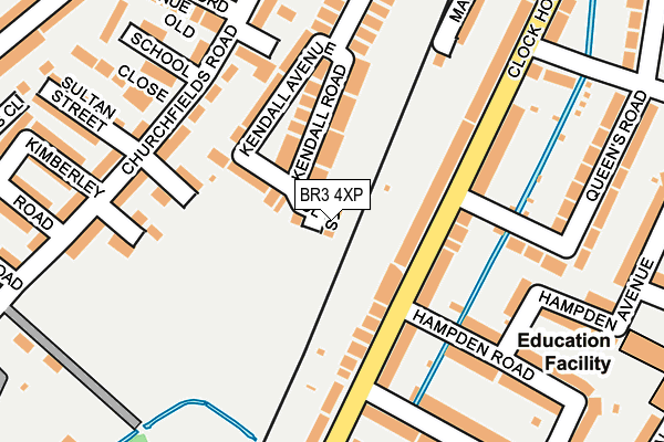 Map of BETTS CLOSE RESIDENTS COMPANY LIMITED at local scale