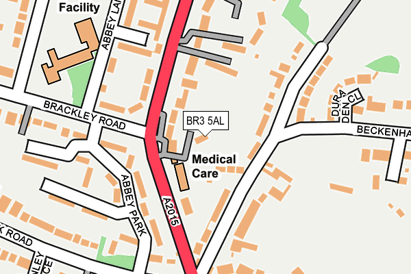 BR3 5AL map - OS OpenMap – Local (Ordnance Survey)