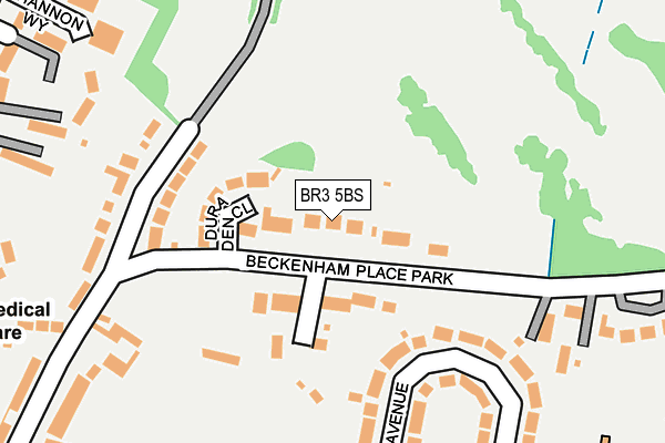 BR3 5BS map - OS OpenMap – Local (Ordnance Survey)