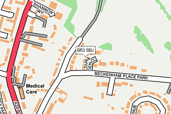 BR3 5BU map - OS OpenMap – Local (Ordnance Survey)