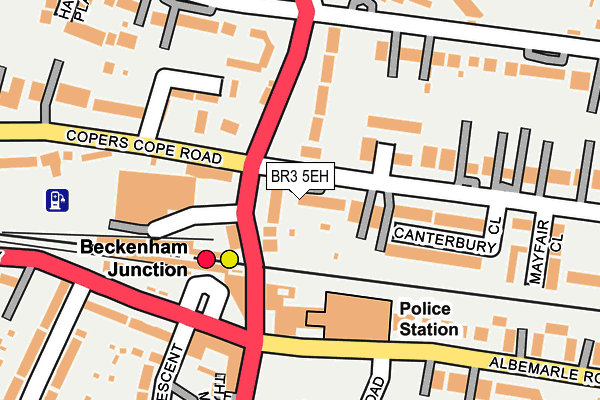 BR3 5EH map - OS OpenMap – Local (Ordnance Survey)