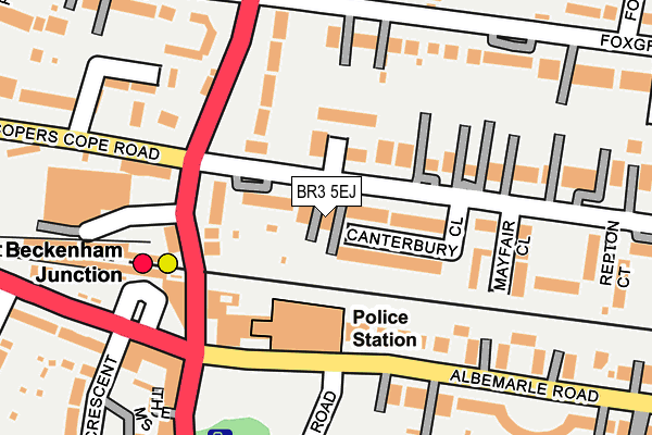 BR3 5EJ map - OS OpenMap – Local (Ordnance Survey)