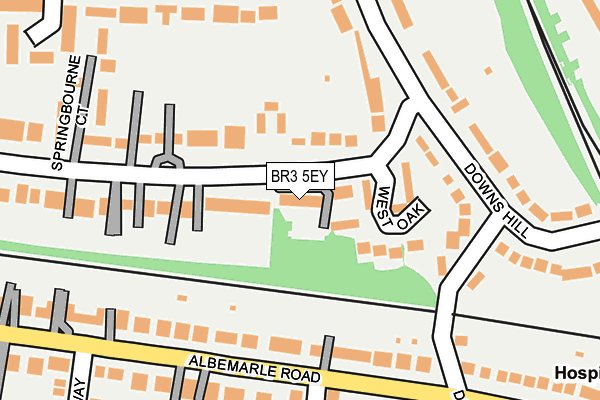 BR3 5EY map - OS OpenMap – Local (Ordnance Survey)