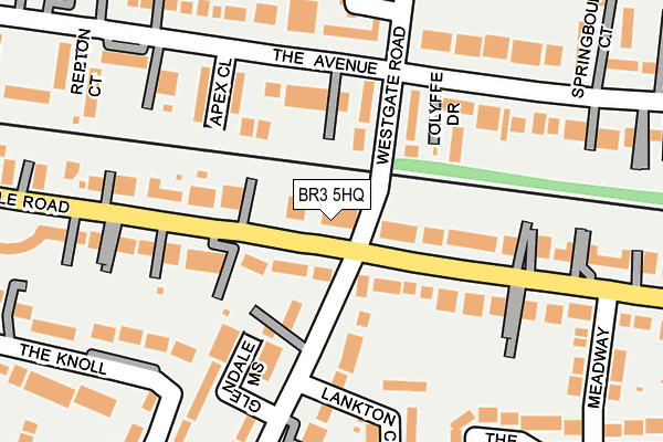 BR3 5HQ map - OS OpenMap – Local (Ordnance Survey)