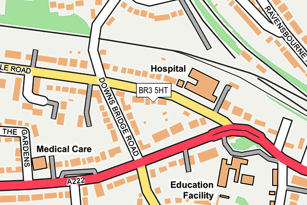 BR3 5HT map - OS OpenMap – Local (Ordnance Survey)