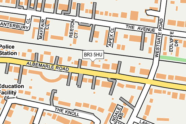 BR3 5HU map - OS OpenMap – Local (Ordnance Survey)
