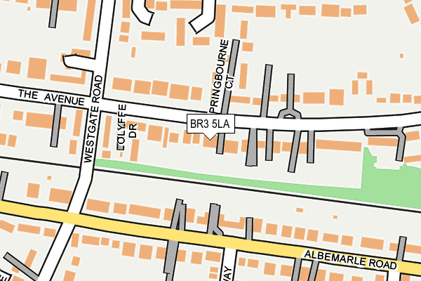 BR3 5LA map - OS OpenMap – Local (Ordnance Survey)