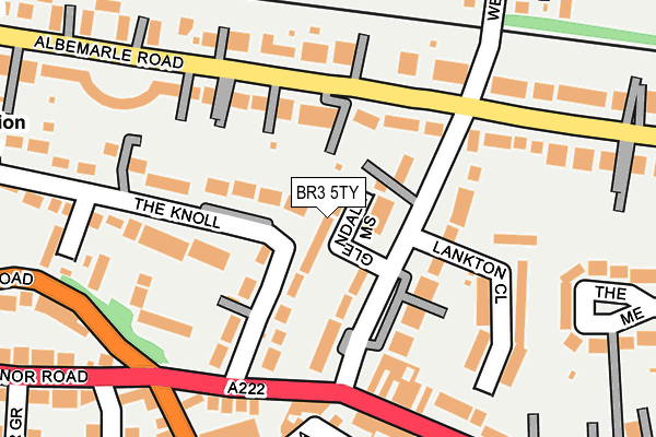 BR3 5TY map - OS OpenMap – Local (Ordnance Survey)