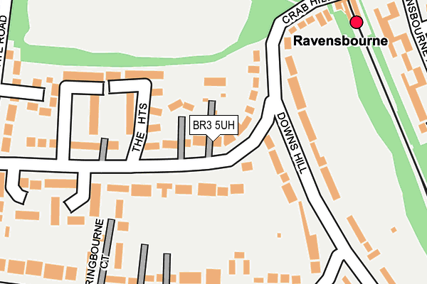 BR3 5UH map - OS OpenMap – Local (Ordnance Survey)