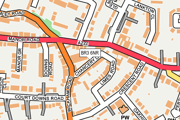 BR3 6NR map - OS OpenMap – Local (Ordnance Survey)
