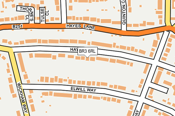 Map of LEVICK STANLEY LTD. at local scale