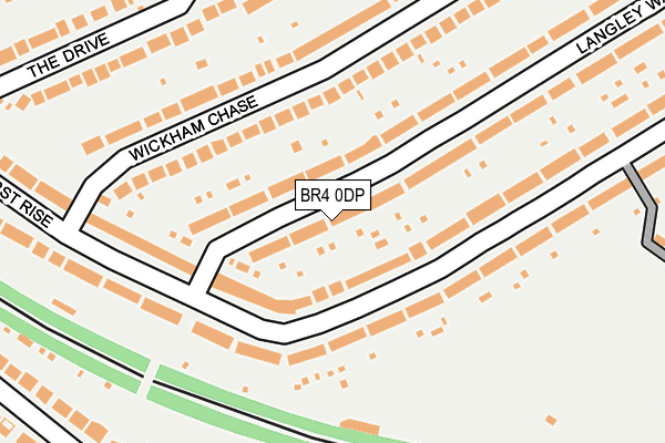 BR4 0DP map - OS OpenMap – Local (Ordnance Survey)