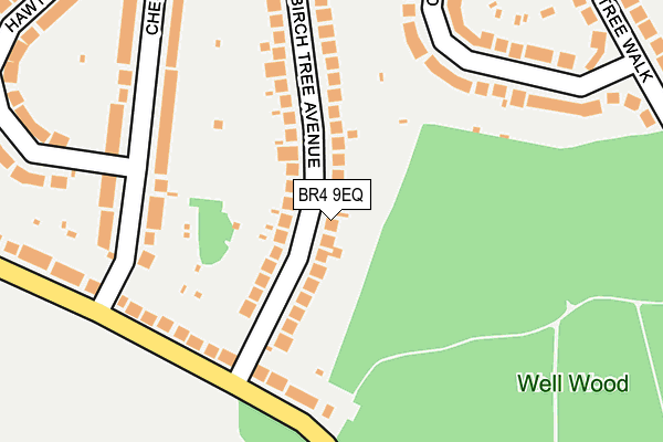 BR4 9EQ map - OS OpenMap – Local (Ordnance Survey)