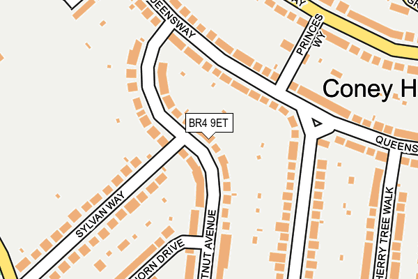 BR4 9ET map - OS OpenMap – Local (Ordnance Survey)