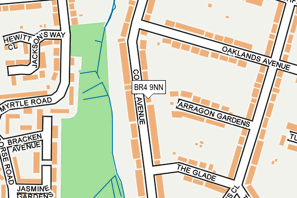 BR4 9NN map - OS OpenMap – Local (Ordnance Survey)