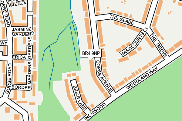 BR4 9NP map - OS OpenMap – Local (Ordnance Survey)