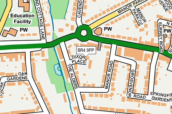 BR4 9PP map - OS OpenMap – Local (Ordnance Survey)