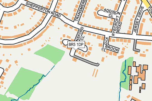 BR5 1DP map - OS OpenMap – Local (Ordnance Survey)