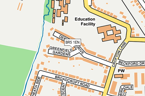 BR5 1EN map - OS OpenMap – Local (Ordnance Survey)