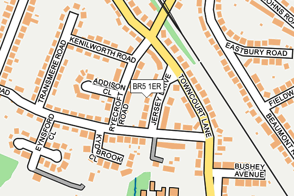 BR5 1ER map - OS OpenMap – Local (Ordnance Survey)