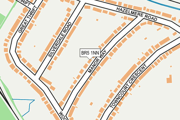 BR5 1NN map - OS OpenMap – Local (Ordnance Survey)