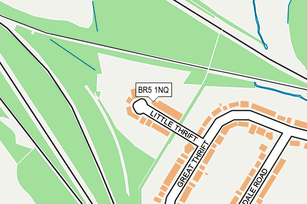BR5 1NQ map - OS OpenMap – Local (Ordnance Survey)