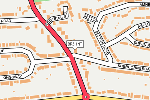BR5 1NT map - OS OpenMap – Local (Ordnance Survey)
