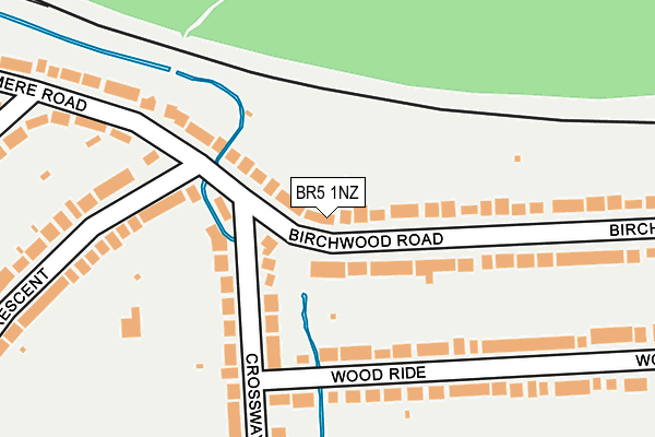 BR5 1NZ map - OS OpenMap – Local (Ordnance Survey)