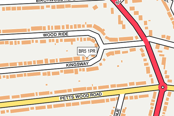 Map of TIMBER EXCHANGE LTD at local scale