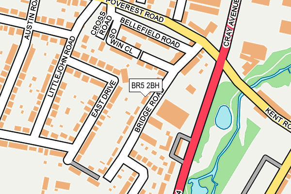 BR5 2BH map - OS OpenMap – Local (Ordnance Survey)