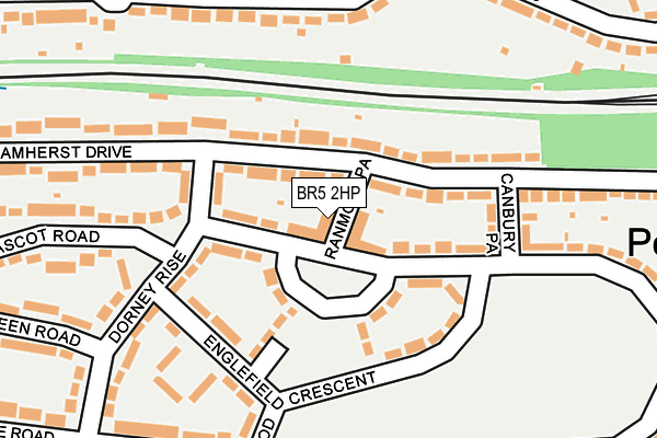 BR5 2HP map - OS OpenMap – Local (Ordnance Survey)