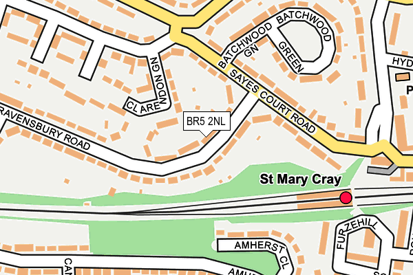 BR5 2NL map - OS OpenMap – Local (Ordnance Survey)