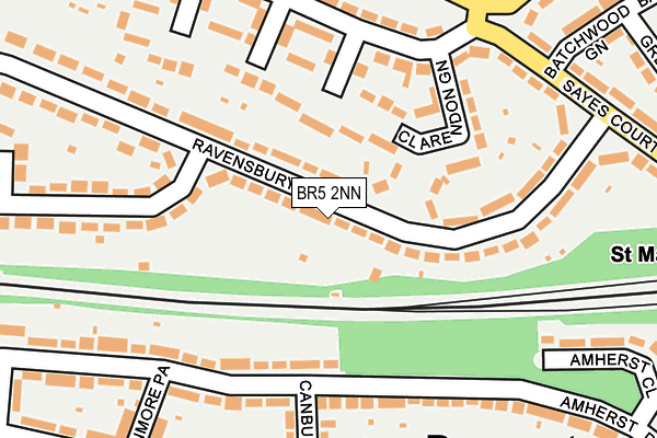 BR5 2NN map - OS OpenMap – Local (Ordnance Survey)
