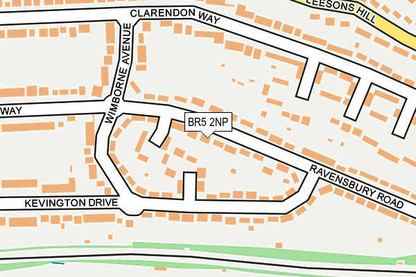 BR5 2NP map - OS OpenMap – Local (Ordnance Survey)