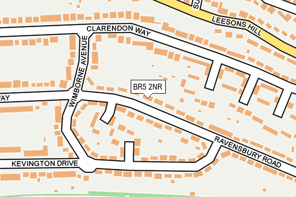 BR5 2NR map - OS OpenMap – Local (Ordnance Survey)