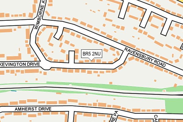 BR5 2NU map - OS OpenMap – Local (Ordnance Survey)